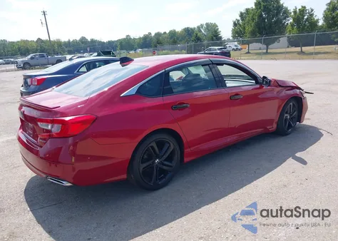 2018 Honda Accord Sport from USA, damaged, VIN 1HGCV1F37JA160122